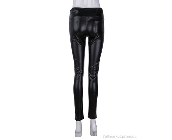 Жіночі брюки Весна/осінь 02415 black (3 шт. р.сітка42-46) "Obuvok" недорого оптом від прямого постачальника, зображення 2