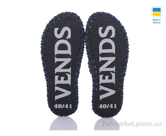 Тапки чоловічі домашні Весна/осінь 342M синій (9 пар р.40-45) "Active" недорого оптом від прямого постачальника, зображення 3