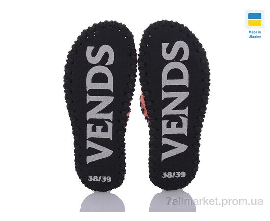 Тапки жіночі для будинку Весна/осінь 153W коралл (9 пар р.36-41) "Active" недорого оптом від прямого постачальника, зображення 3