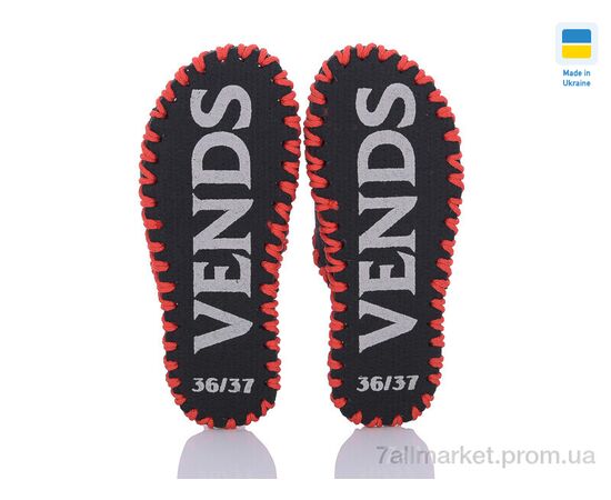 Тапки жіночі для будинку Весна/осінь 156W чорний (9 пар р.36-41) "Active" недорого оптом від прямого постачальника, зображення 3