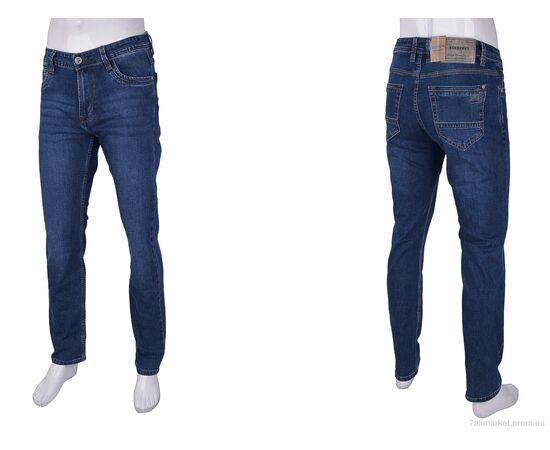 Джинси чоловічі Весна/осінь BR9370 (8 шт. р.сітка31-38) "Baron" недорого оптом від прямого постачальника, зображення 3