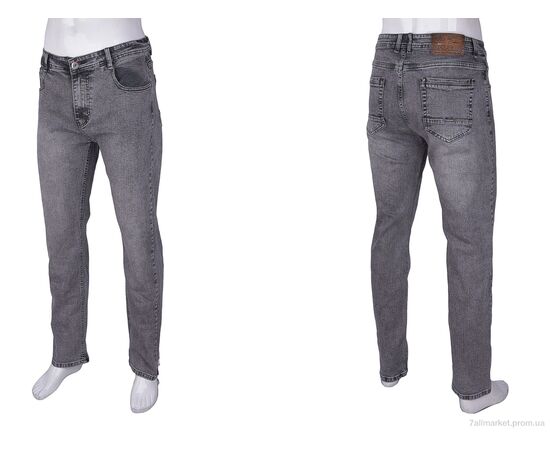Джинси чоловічі Весна/осінь 6133D (8 шт. р.сітка34-44) "Baron" недорого оптом від прямого постачальника, зображення 3