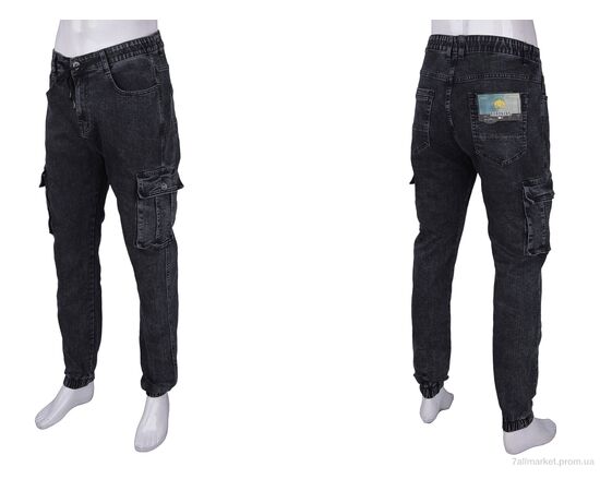 Джинси чоловічі Весна/осінь W8846 (8 шт. р.сітка29-38) "Baron" недорого оптом від прямого постачальника, зображення 3