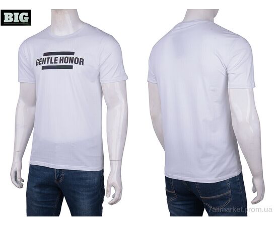 Футболка чоловіча Літо 6115 white (6 шт. р.сіткаM-3XL) "BIG" недорого оптом від прямого постачальника, зображення 3