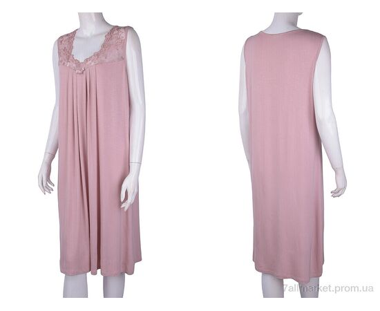 Нічна сорочка Весна/осінь 10612B pink (4 шт. р.сітка2XL-5XL) "Textile" недорого оптом від прямого постачальника, зображення 3 Нічна сорочка Весна/осінь 10612B pink (4 шт. р.сітка2XL-5XL) "Textile" недорого оптом від прямого постачальника, зображення 3