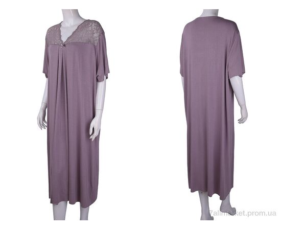 Фотография Ночная рубашка Весна/осень 12099 d.pink (3 шт. р.сетка 6XL-8XL) "Textile" недорого оптом от прямого поставщика, изображение 3