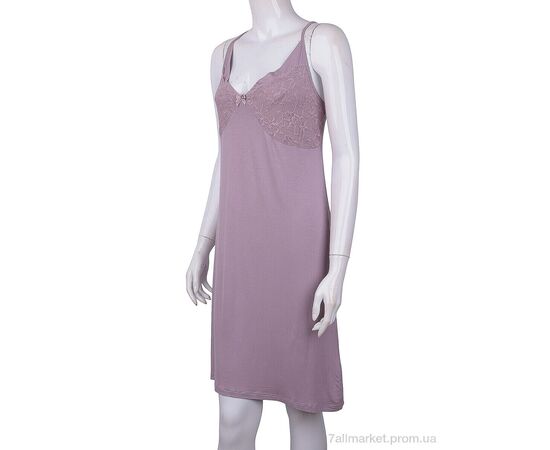 Халат жіночий Весна/осінь 16112B d.pink (3 шт. р.сітка2XL-4XL) "Textile" недорого оптом від прямого постачальника, зображення 3