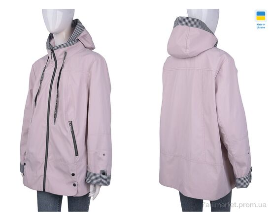 Куртка женская Весна/осень 001-1 бежевий (7 шт. р.сетка 54-66) "Tatiana-DIVO" недорого оптом от прямого поставщика, изображение 3 Фотография Куртка женская Весна/осень 001-1 бежевий (7 шт. р.сетка 54-66) "Tatiana-DIVO" недорого оптом от прямого поставщика, изображение 3