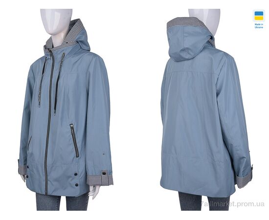 Куртка женская Весна/осень 001-2 зелений (7 шт. р.сетка 54-66) "Tatiana-DIVO" недорого оптом от прямого поставщика, изображение 3 Фотография Куртка женская Весна/осень 001-2 зелений (7 шт. р.сетка 54-66) "Tatiana-DIVO" недорого оптом от прямого поставщика, изображение 3