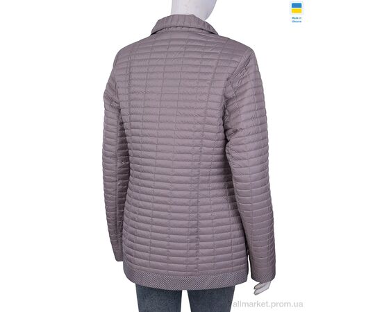 Фотография Куртка женская Весна/осень 2409 т.бежевий (6 шт. р.сетка 50-60) "Tatiana-DIVO" недорого оптом от прямого поставщика, изображение 2