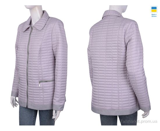 Фотография Куртка женская Весна/осень 2409 св.рожевий (6 шт. р.сетка 50-60) "Tatiana-DIVO" недорого оптом от прямого поставщика, изображение 3