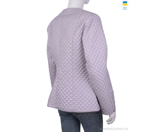 Куртка женская Весна/осень Версаче св.рожевий (6 шт. р.сетка 50-60) "Tatiana-DIVO" недорого оптом от прямого поставщика, изображение 2 Фотография Куртка женская Весна/осень Версаче св.рожевий (6 шт. р.сетка 50-60) "Tatiana-DIVO" недорого оптом от прямого поставщика, изображение 2