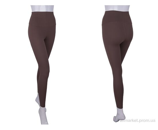 Лосінси жіночі Весна/осінь WK530-3 brown (4 шт. р.сіткаM-2XL) "Textile" недорого оптом від прямого постачальника, зображення 3