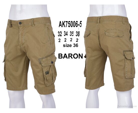 Шорти чоловічі Літо AK75006-5 (8 шт. р.сітка32-38) "Baron" недорого оптом від прямого постачальника, зображення 4