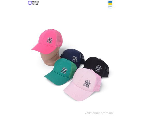 Фотография Кепка унисекс Лето DG001-5 mix (5 шт. р.сетка ) "Reluna Group" недорого оптом от прямого поставщика, изображение 2