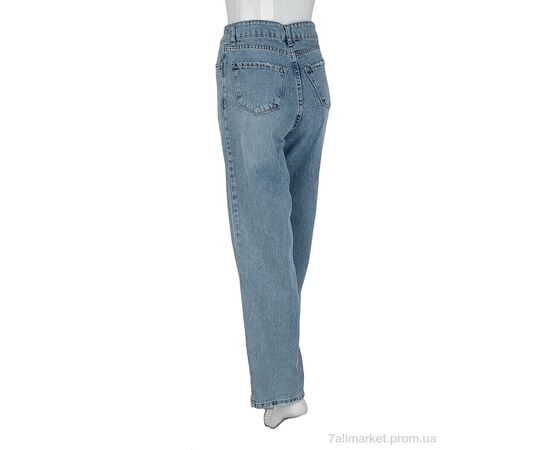 Джинсы женские Весна/осень 45509 blue (5 шт. р.сетка 34-42) "Pozitiv" недорого оптом от прямого поставщика, изображение 2 Фотография Джинсы женские Весна/осень 45509 blue (5 шт. р.сетка 34-42) "Pozitiv" недорого оптом от прямого поставщика, изображение 2