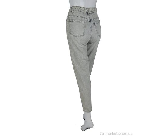 Джинси жіночі Весна/осінь 606-636 grey (6 шт. р.сітка26-31) "Pozitiv" недорого оптом від прямого постачальника, зображення 2