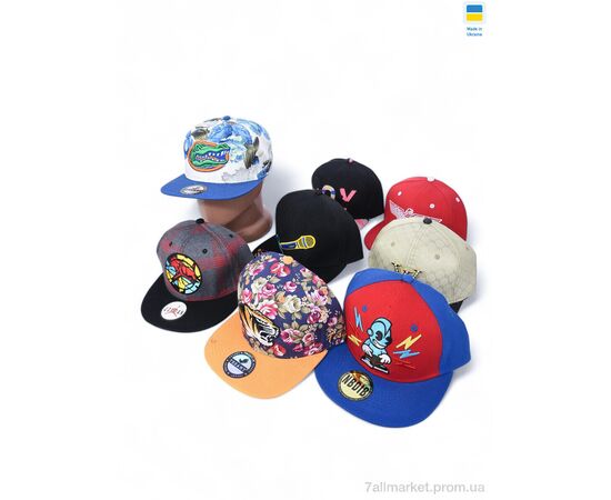 Кепка унисекс Лето Бейсболка 001-1 mix (5 шт. р.сетка One size) "VIOLA" недорого оптом от прямого поставщика, изображение 2 Фотография Кепка унисекс Лето Бейсболка 001-1 mix (5 шт. р.сетка One size) "VIOLA" недорого оптом от прямого поставщика, изображение 2
