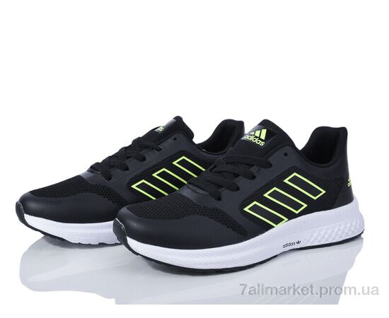 Кросівки чоловічі модні Весна/осінь HD8(2356-2) black-green (8 пар р.40-45) "Violeta" недорого оптом від прямого постачальника, зображення 2