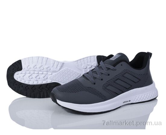 Кросівки чоловічі модні Весна/осінь HD8(2356-2) d.grey (8 пар р.40-45) "Violeta" недорого оптом від прямого постачальника, зображення 2