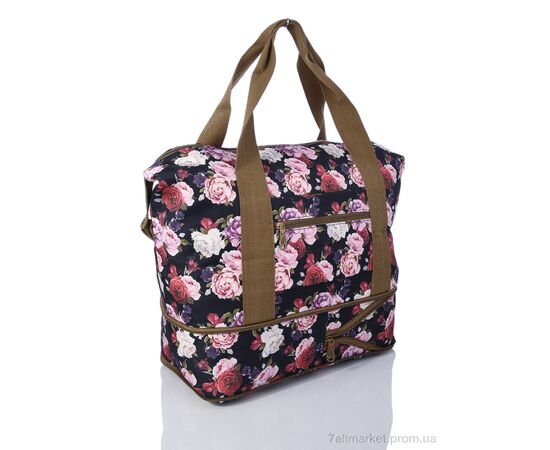 Фотография Сумка женская 8016 black-pink 40*42*23 см, "Superbag" недорого оптом от прямого поставщика, изображение 2