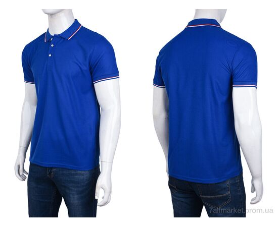 Футболка чоловіча Літо A22 (06889) navy (5 шт. р.сіткаS-2XL) "Obuvok" недорого оптом від прямого постачальника, зображення 3