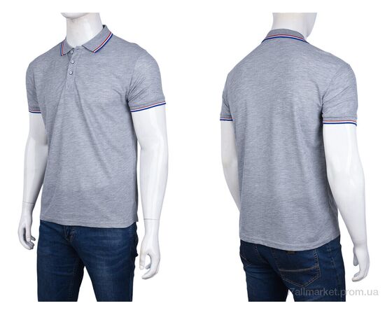 Футболка чоловіча Літо A25 (01599) grey (5 шт. р.сіткаS-2XL) "Obuvok" недорого оптом від прямого постачальника, зображення 3