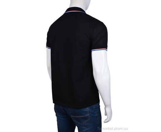 Футболка чоловіча Літо A26 (01601) black (5 шт. р.сіткаS-2XL) "Obuvok" недорого оптом від прямого постачальника, зображення 2