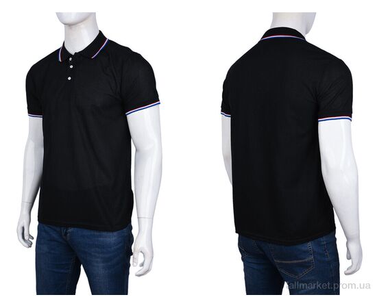 Футболка чоловіча Літо A26 (01601) black (5 шт. р.сіткаS-2XL) "Obuvok" недорого оптом від прямого постачальника, зображення 3