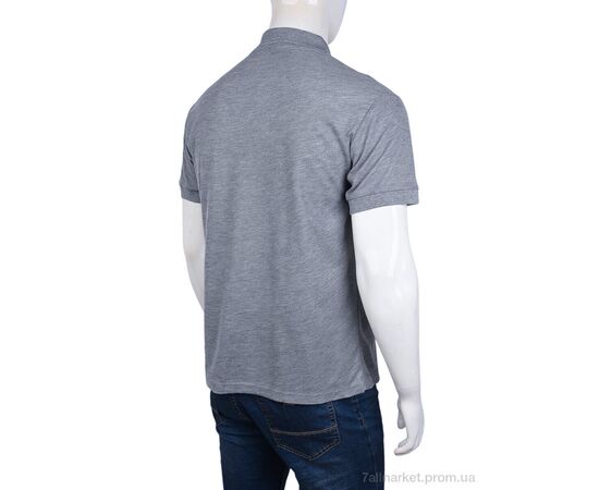 Футболка чоловіча Літо A62 (01728) grey (10 шт. р.сіткаS-2XL) "Obuvok" недорого оптом від прямого постачальника, зображення 2