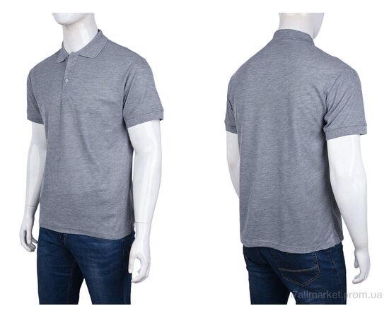 Футболка чоловіча Літо A62 (01728) grey (10 шт. р.сіткаS-2XL) "Obuvok" недорого оптом від прямого постачальника, зображення 3