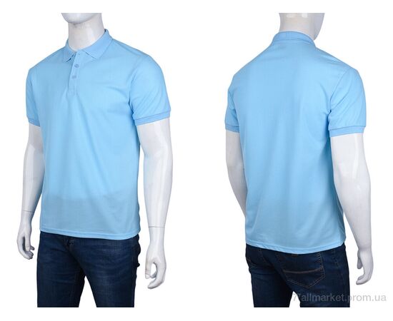 Фотография Футболка мужская Лето A64 (01743) l.blue (10 шт. р.сетка S-2XL) "Obuvok" недорого оптом от прямого поставщика, изображение 3