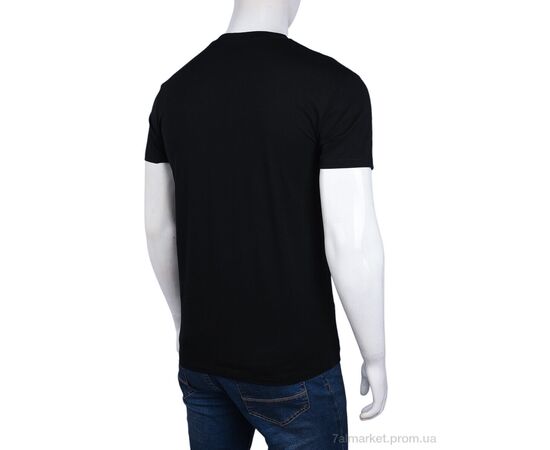 Фотография Футболка мужская Лето A103 (01741) black (10 шт. р.сетка S-2XL) "Obuvok" недорого оптом от прямого поставщика, изображение 2