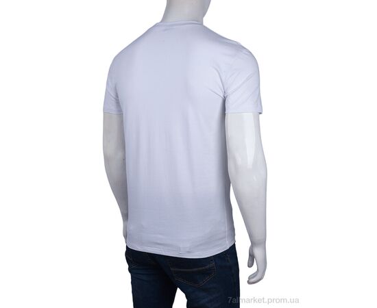 Фотография Футболка мужская Лето A101 (01742) white (10 шт. р.сетка S-2XL) "Obuvok" недорого оптом от прямого поставщика, изображение 2