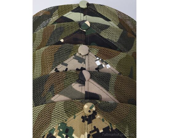 Фотография Кепка для мужчин Лето LM019 mix (5 шт. р.сетка 57-59) "KUINH" недорого оптом от прямого поставщика, изображение 2