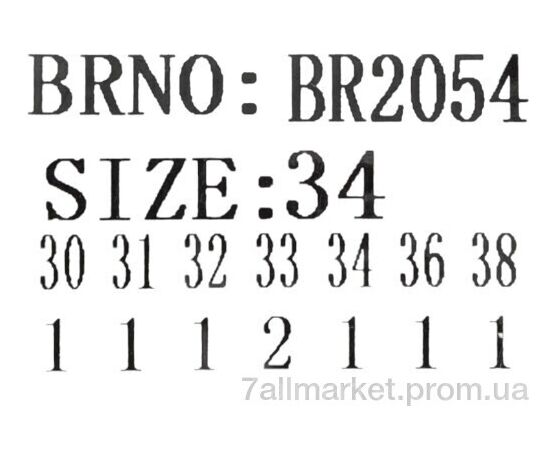 Джинси чоловічі Весна/осінь BR2054 (8 шт. р.сітка30-38) "Baron" недорого оптом від прямого постачальника, зображення 4