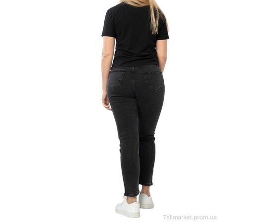 Фотография Джинсы женские Весна/осень 163-449 black (8 шт. р.сетка 34-44) "Massmag" недорого оптом от прямого поставщика, изображение 2