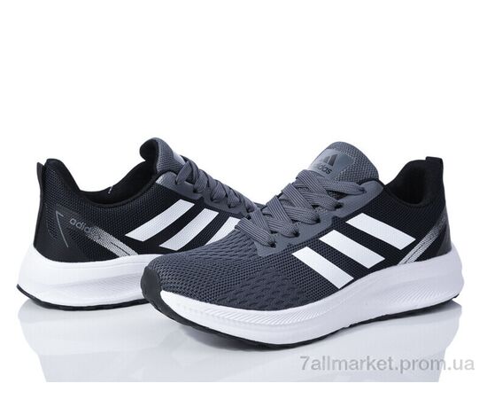 Кросівки жіночі модні Весна/осінь HD32(173-6) grey-black (8 пар р.36-41) "Violeta" недорого оптом від прямого постачальника, зображення 2