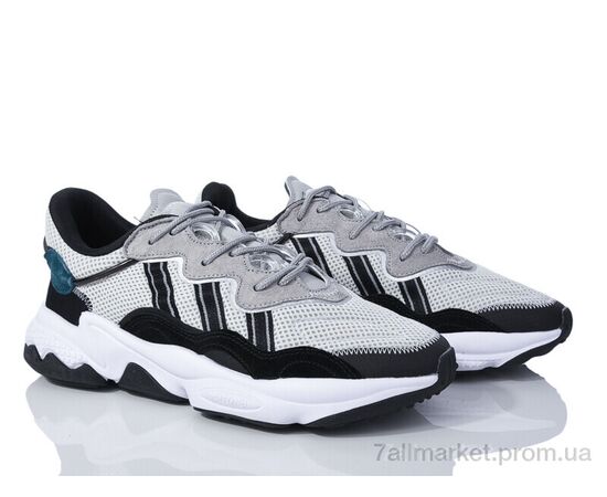 Кросівки чоловічі модні Весна/осінь HD29(7824-2)-10 grey-black (8 пар р.40-45) "Violeta" недорого оптом від прямого постачальника, зображення 2