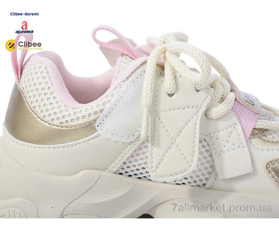 Кросівки дитячі модні Весна/осінь A870721 beige (7 пар р.31-37) "Clibee-Doremi" недорого оптом від прямого постачальника, зображення 2 Кросівки дитячі модні Весна/осінь A870721 beige (7 пар р.31-37) "Clibee-Doremi" недорого оптом від прямого постачальника, зображення 2
