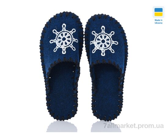 Тапки чоловічі домашні Весна/осінь 329M синій (9 пар р.40-45) "Active" недорого оптом від прямого постачальника, зображення 2
