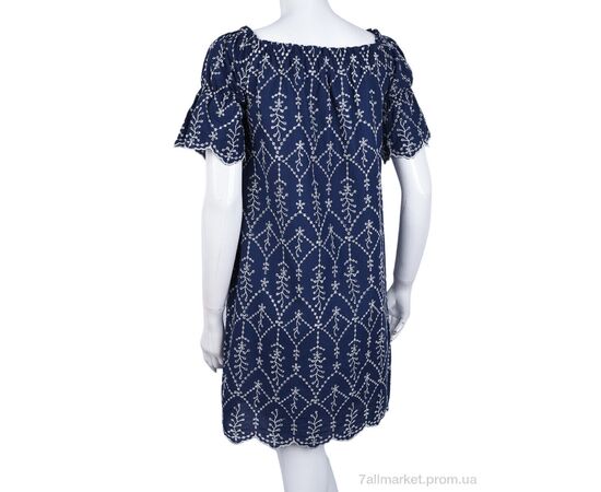 Фотография Платье женское Лето 942 navy (1 шт. р.сетка 34) "Vande Grouff" недорого оптом от прямого поставщика, изображение 2