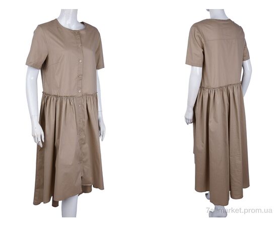 Фотография Платье женское Лето 884 beige (2 шт. р.сетка 42-44) "Vande Grouff" недорого оптом от прямого поставщика, изображение 3