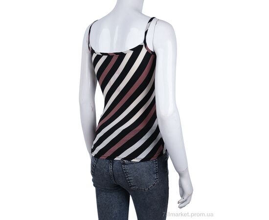 Фотография Майка женская Лето 233 смужка сіра (1 шт. р.сетка 34) "Vande Grouff" недорого оптом от прямого поставщика, изображение 2