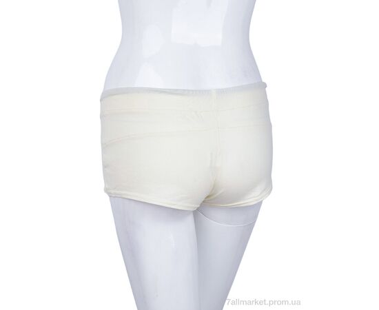 Фотография Шорты женские Лето 0015 (02407) beige (3 шт. р.сетка S-L) "Obuvok" недорого оптом от прямого поставщика, изображение 2