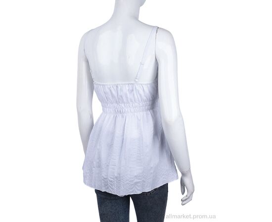 Фотография Женская блузка Лето 506 (08883) white (3 шт. р.сетка S-L) "Obuvok" недорого оптом от прямого поставщика, изображение 2