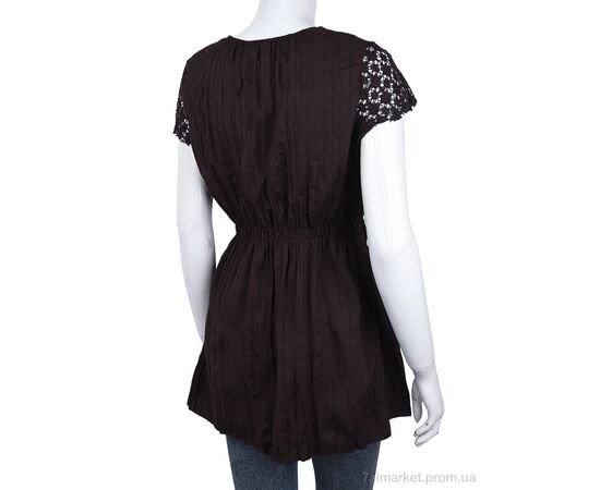 Фотография Женская блузка Лето 508 (08886) brown (3 шт. р.сетка S-L) "Obuvok" недорого оптом от прямого поставщика, изображение 2