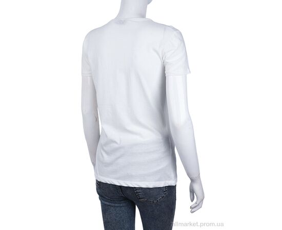 Фотография Футболка женская Лето 003 (01714) beige (8 шт. р.сетка S-XL) "Obuvok" недорого оптом от прямого поставщика, изображение 3