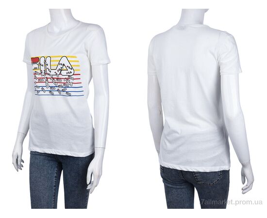 Фотография Футболка женская Лето 003 (01714) beige (8 шт. р.сетка S-XL) "Obuvok" недорого оптом от прямого поставщика, изображение 4