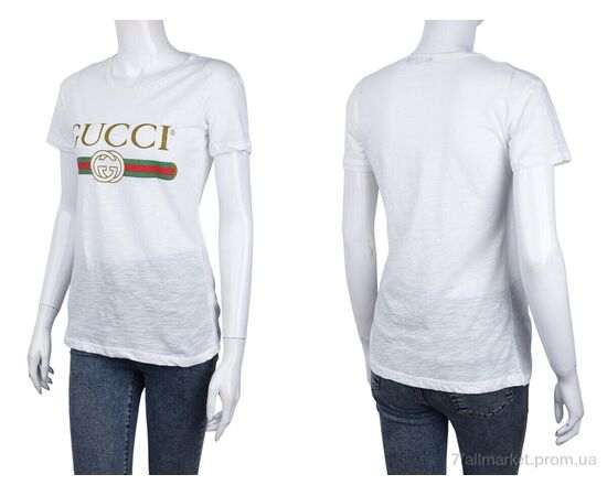 Фотография Футболка женская Лето 003 (01708) beige (8 шт. р.сетка S-XL) "Obuvok" недорого оптом от прямого поставщика, изображение 4